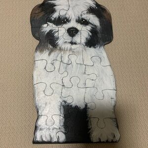 Puzzle- wooden Shih Tzu puzzle.